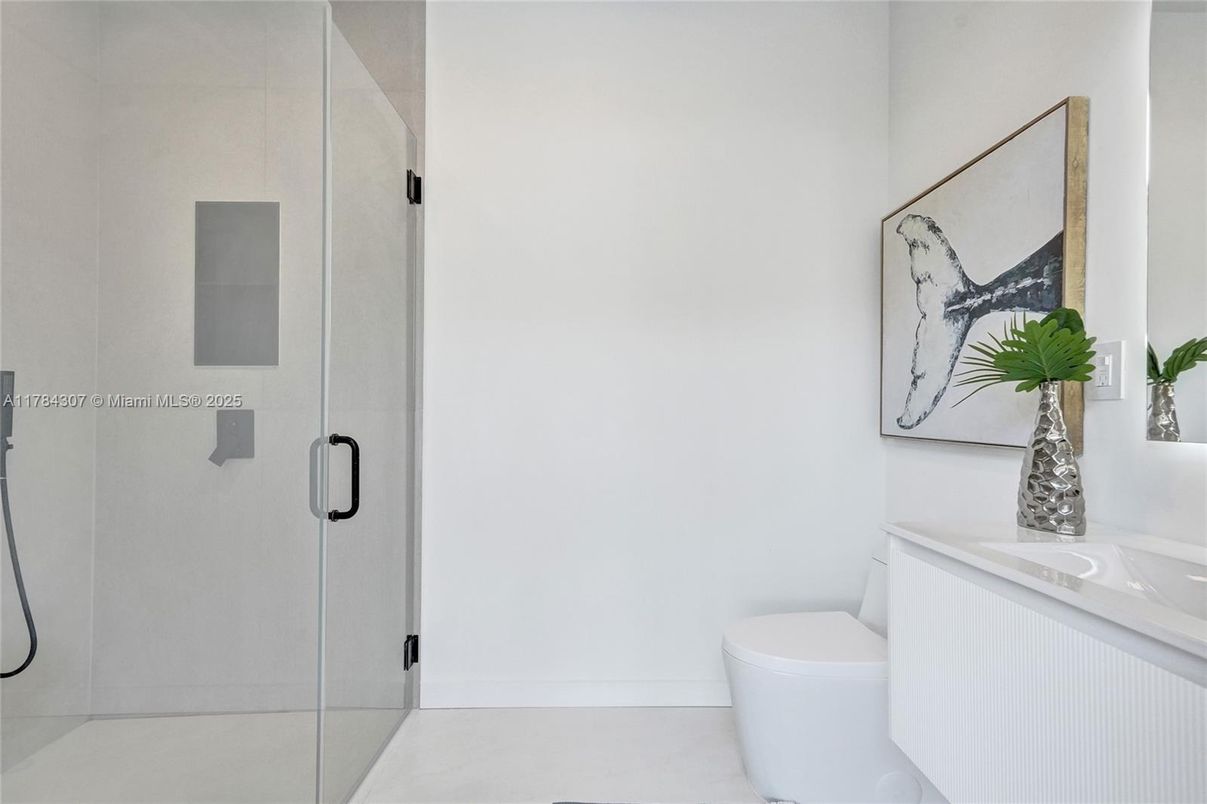 Bathroom, Glass Shower, Interior