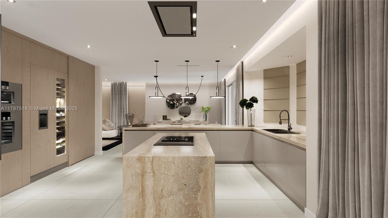 Interior, Kitchen, Pendant Lights, Recessed Lighting