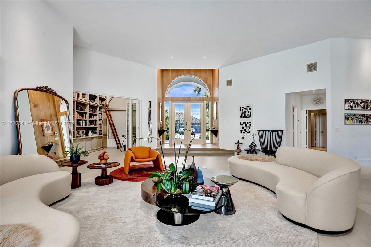 Interior, Living room, Recessed Lighting