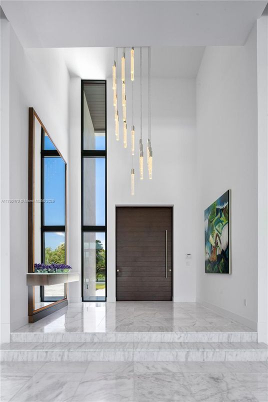 Interior, Marble, Pendant Lights