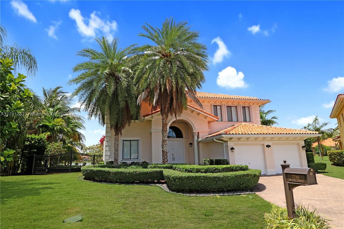 Attached, Backyard, Exterior, Facade, Mediterranean