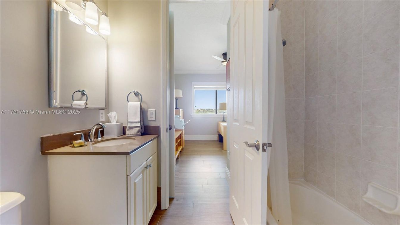 Bathroom, Dual Sink Vanities, Interior, Wood Texture Flooring