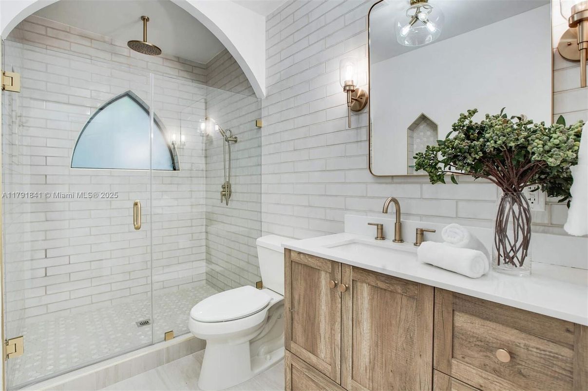 Bathroom, Glass Shower, Interior