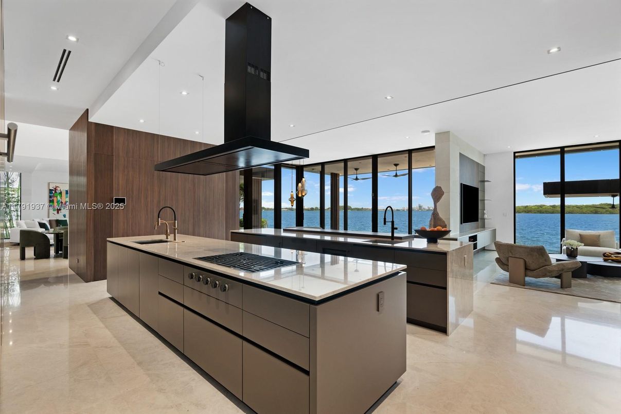Interior, Kitchen, Pendant Lights, Recessed Lighting, Water