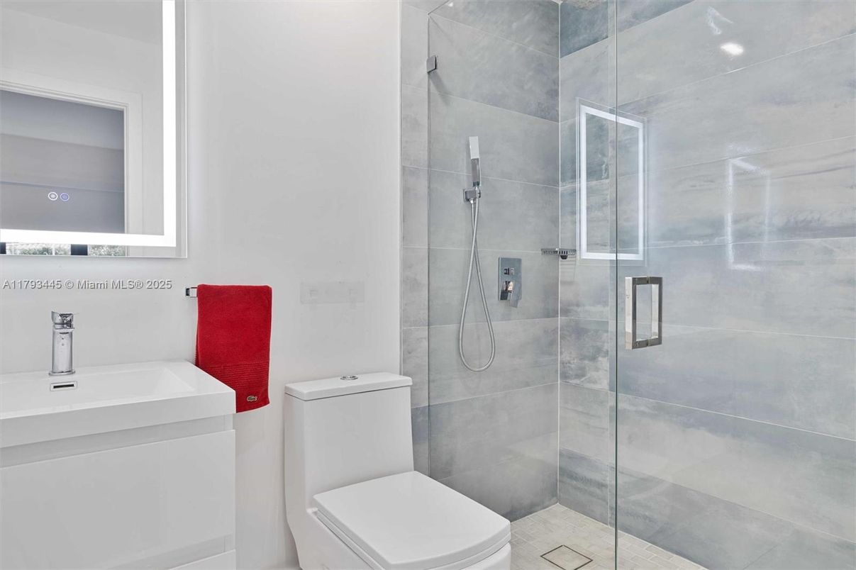 Bathroom, Glass Shower, Interior