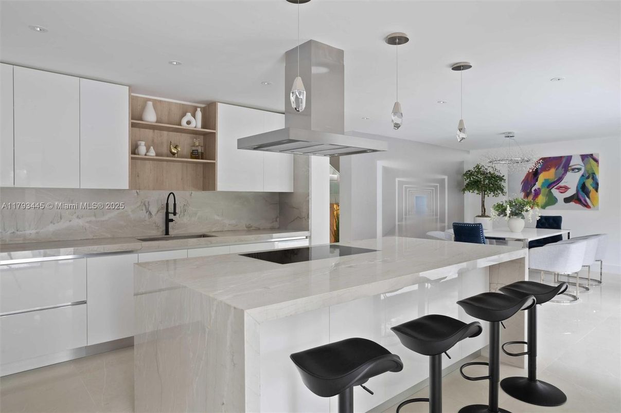 Interior, Kitchen, Pendant Lights, Recessed Lighting