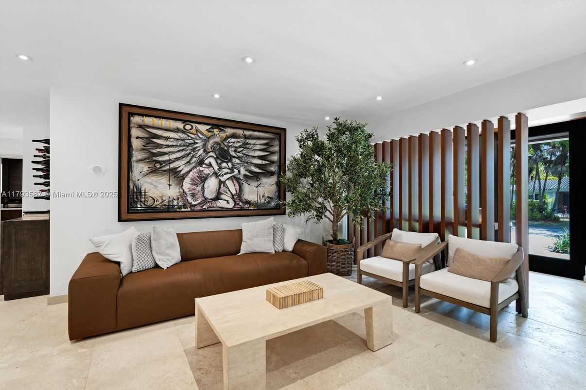 Interior, Living room, Recessed Lighting