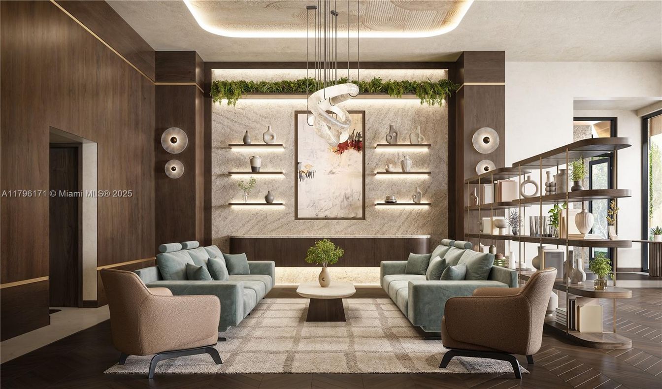 Interior, Living room, Pendant Lights, Wood Texture Flooring, Wooden Walls