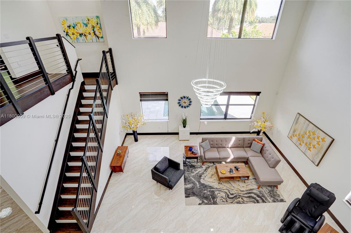 Interior, Living room, Pendant Lights, Wood Texture Flooring