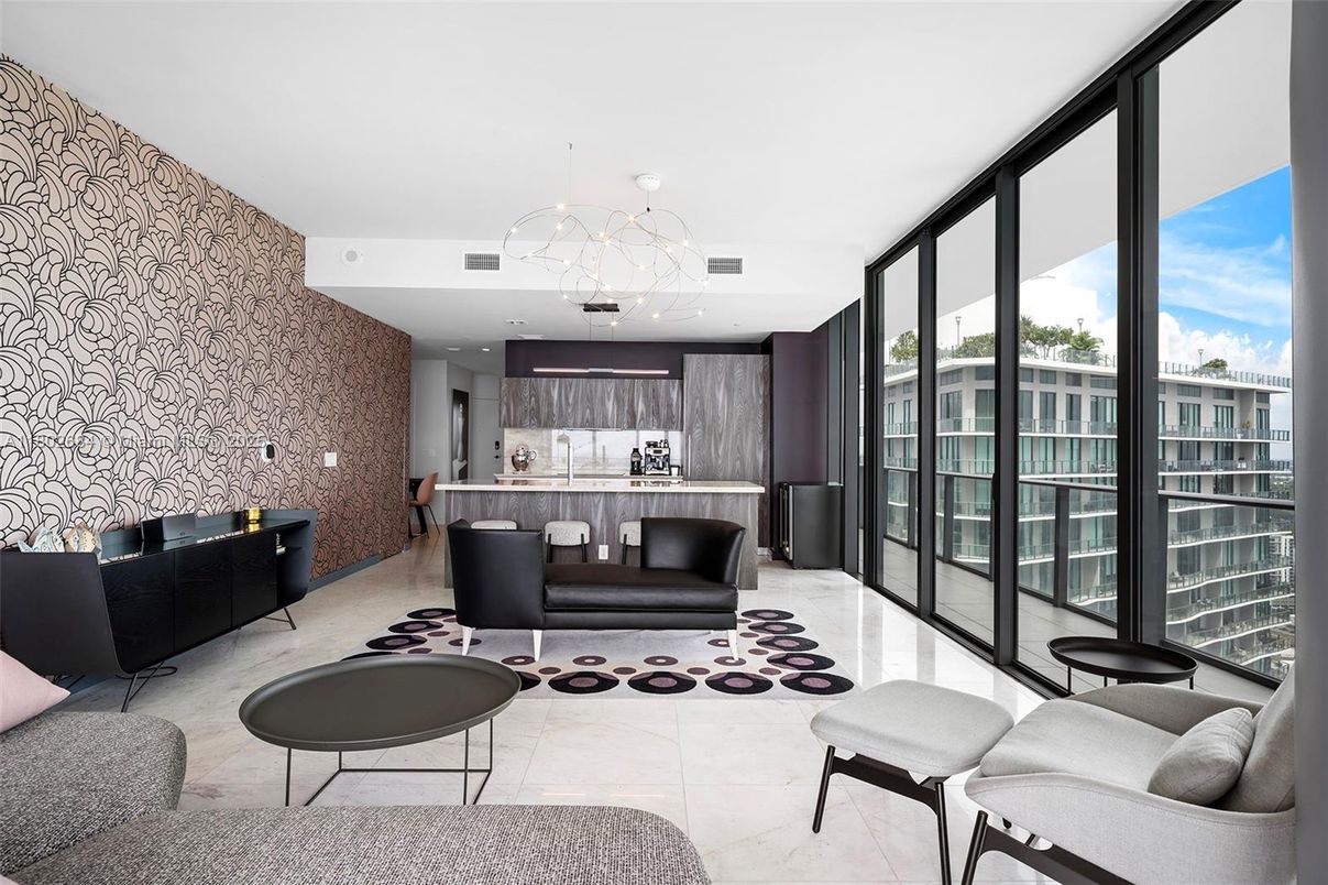 Interior, Kitchen, Living room, Recessed Lighting