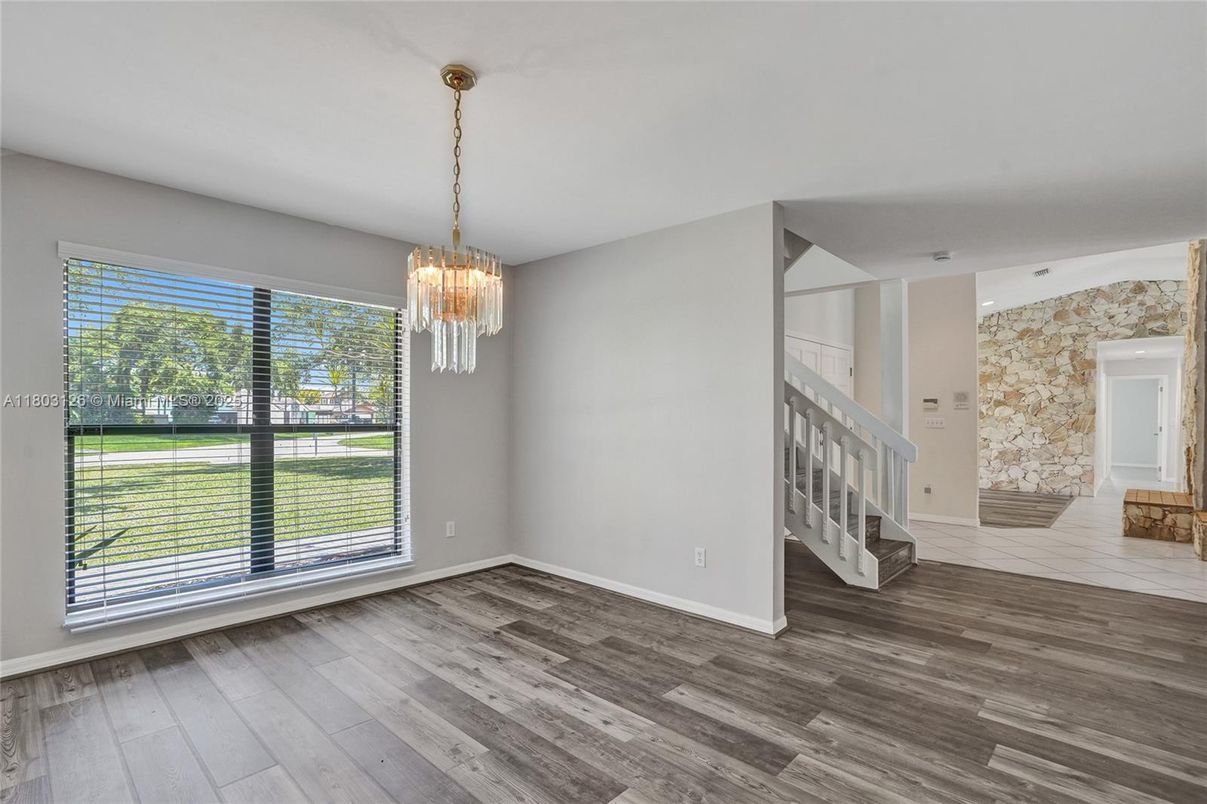 Chandelier, Empty room, Interior, Wood Texture Flooring