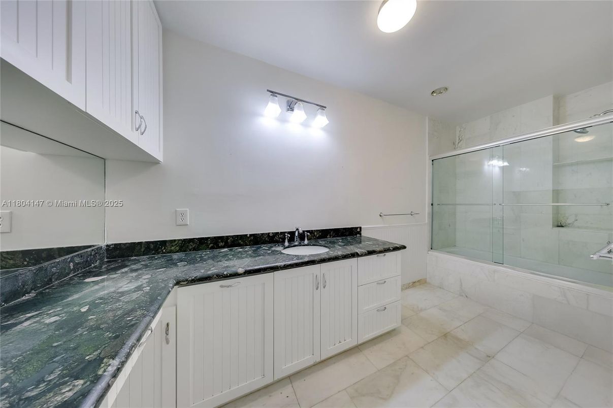 Bathroom, Dual Sink Vanities, Glass Shower, Interior