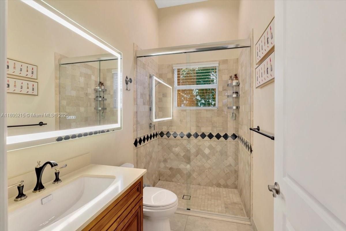 Bathroom, Glass Shower, Interior