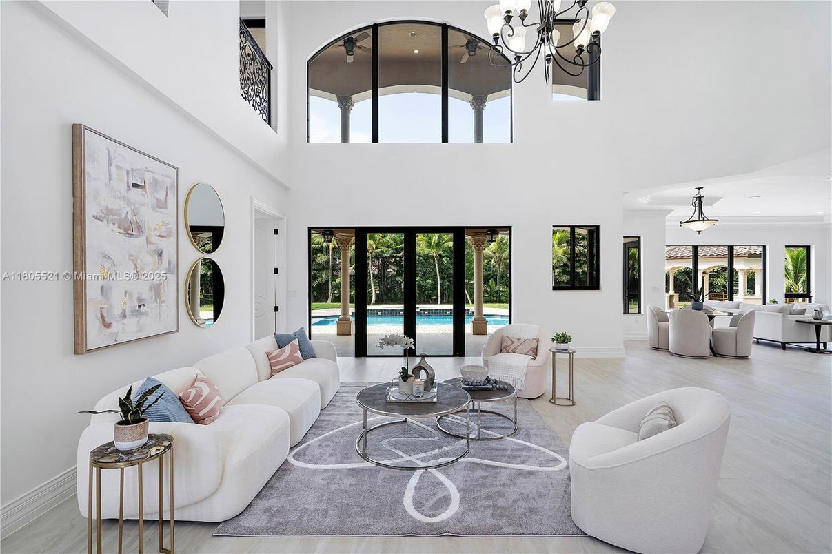 Chandelier, Dining room, Interior, Living room, Recessed Lighting, Wood Texture Flooring
