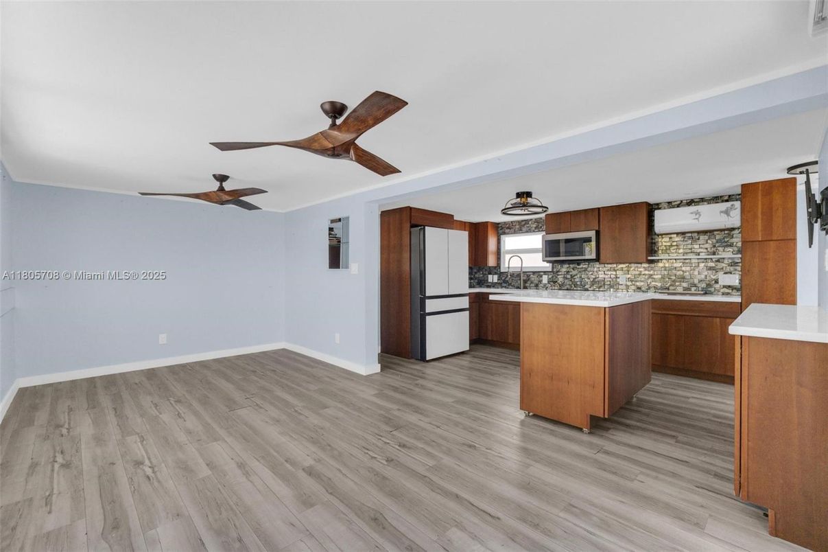 Interior, Kitchen, Wood Texture Flooring