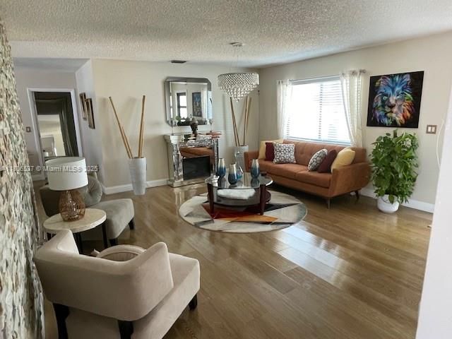 Chandelier, Interior, Living room, Wood Texture Flooring