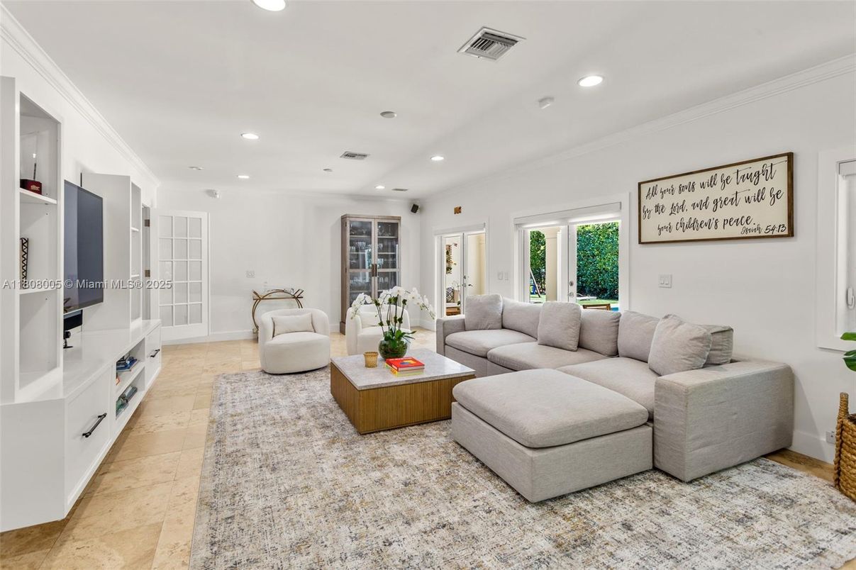 Interior, Living room, Recessed Lighting