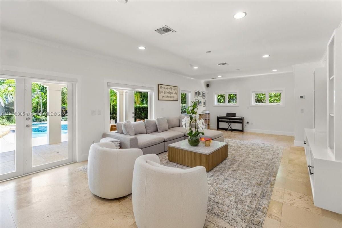 Interior, Living room, Recessed Lighting