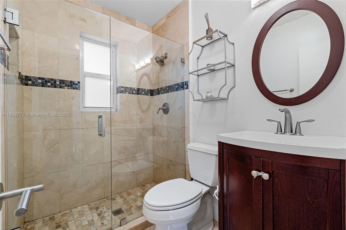 Bathroom, Glass Shower, Interior