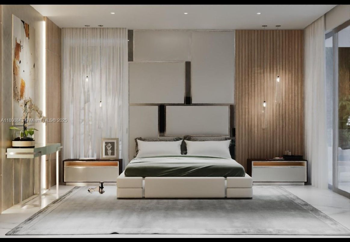 Bedroom, Interior, Recessed Lighting
