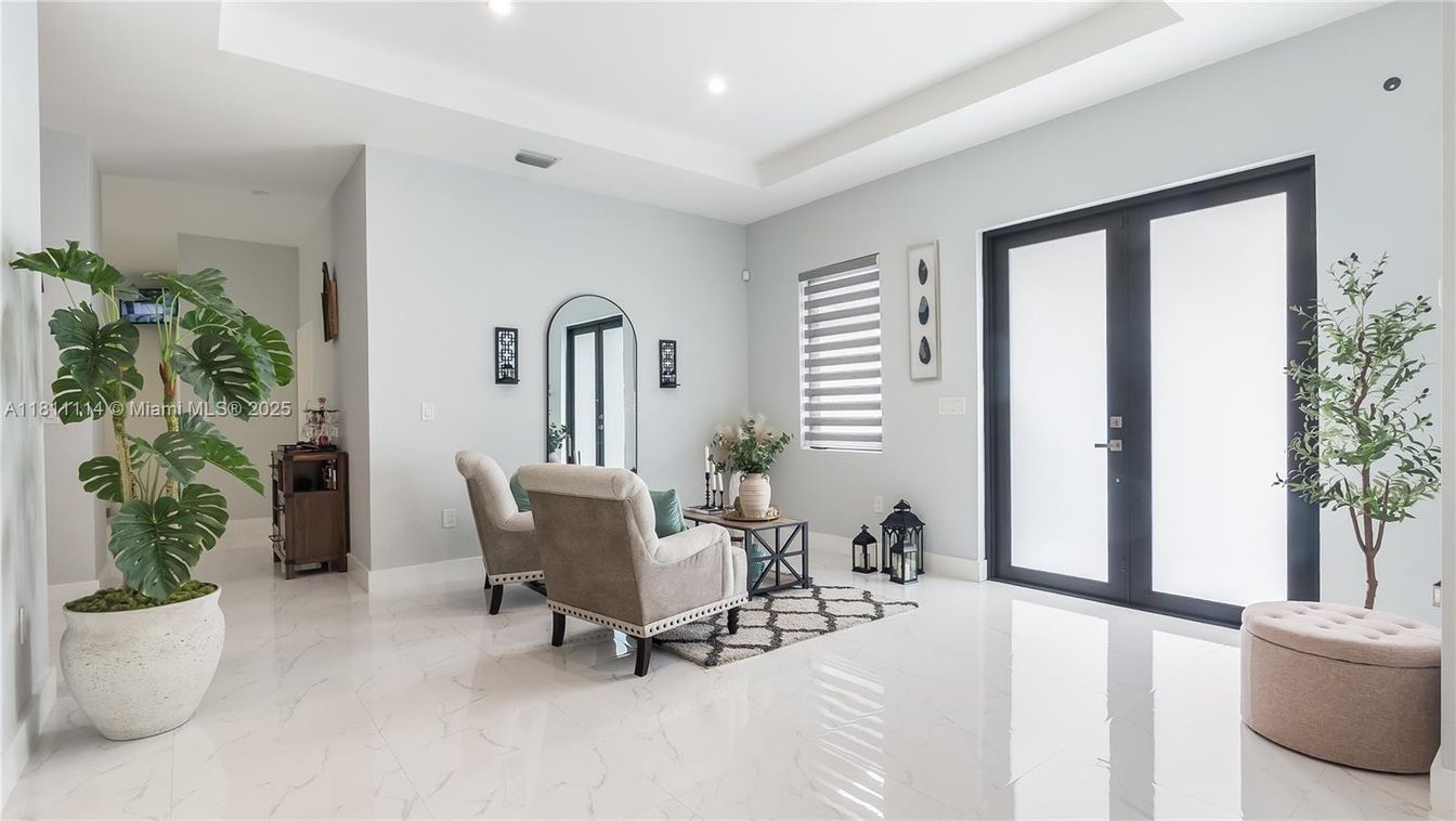 Interior, Marble, Recessed Lighting