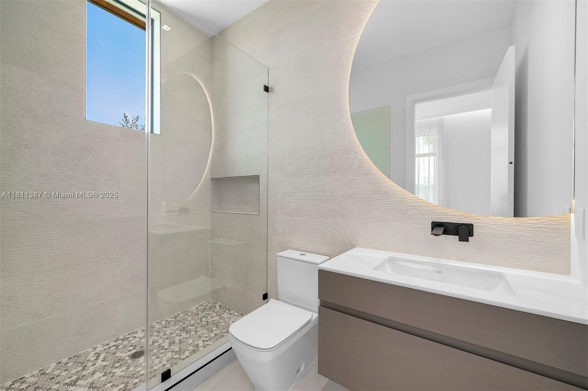 Bathroom, Glass Shower, Interior