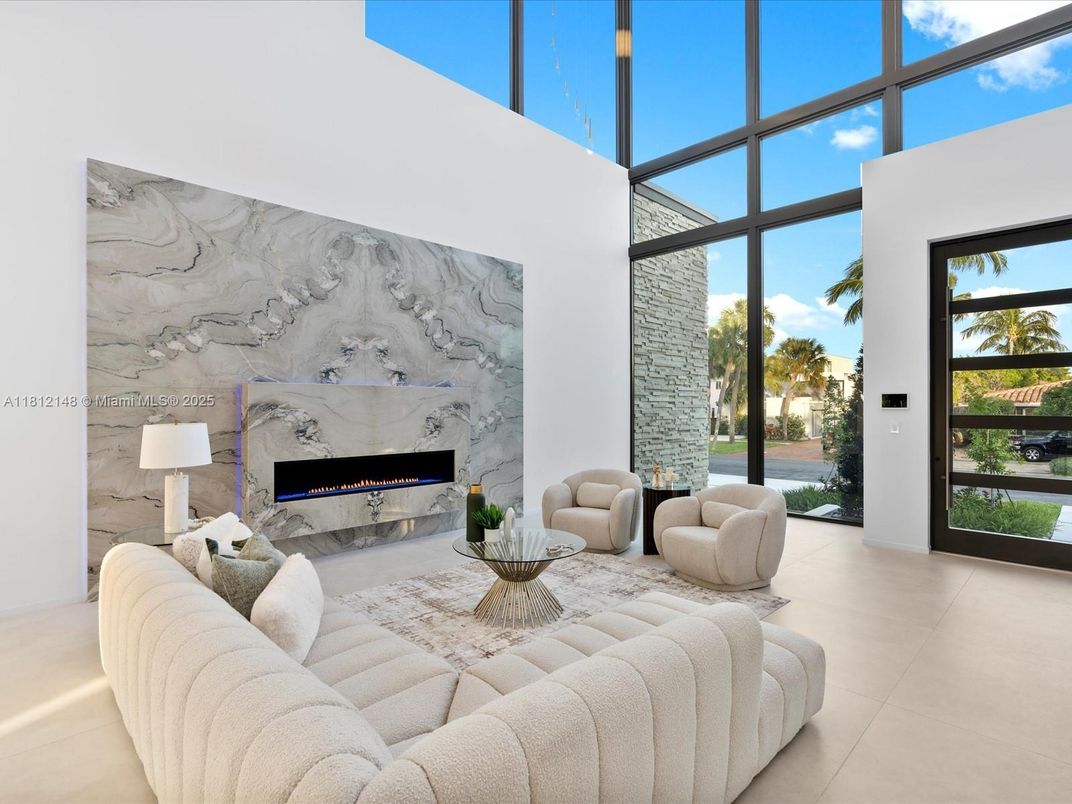 Fireplace, Interior, Living room, Marble Walls
