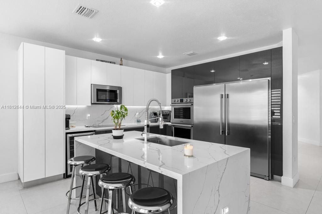 Interior, Kitchen, Recessed Lighting, Stainless Steel Appliances