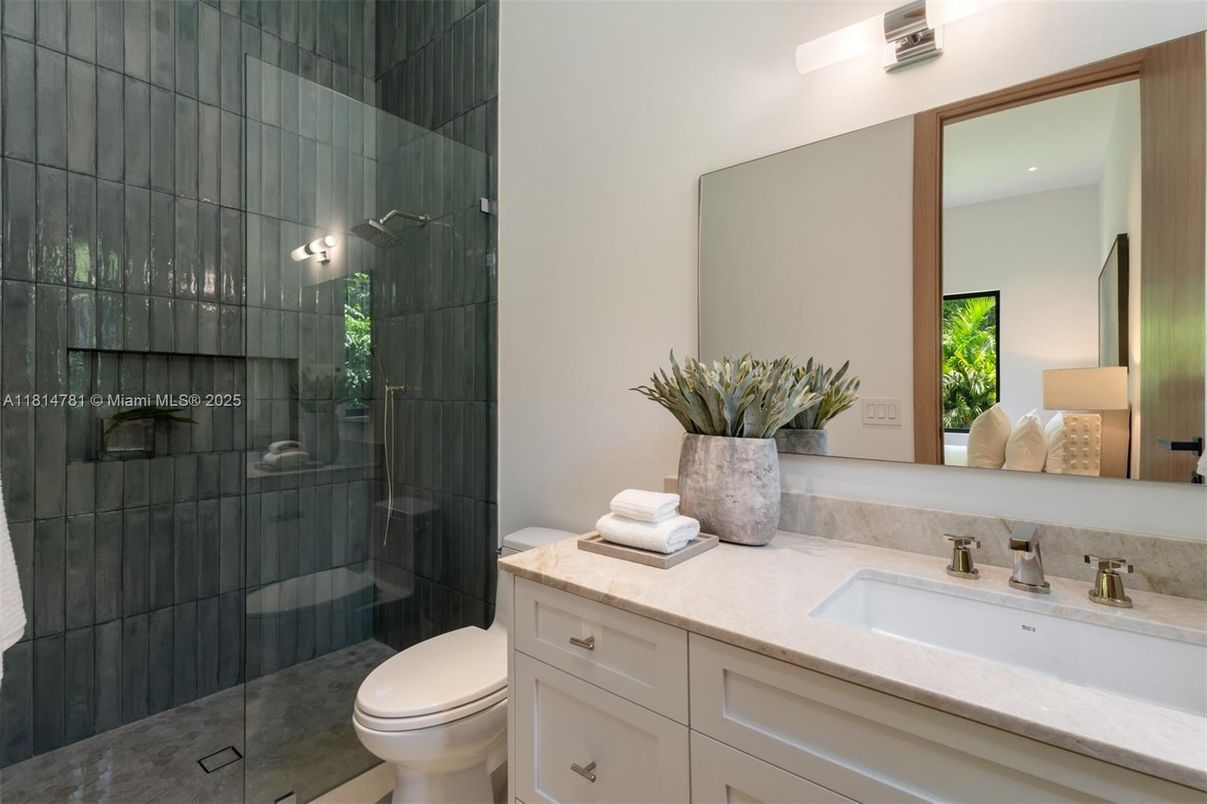 Bathroom, Glass Shower, Interior