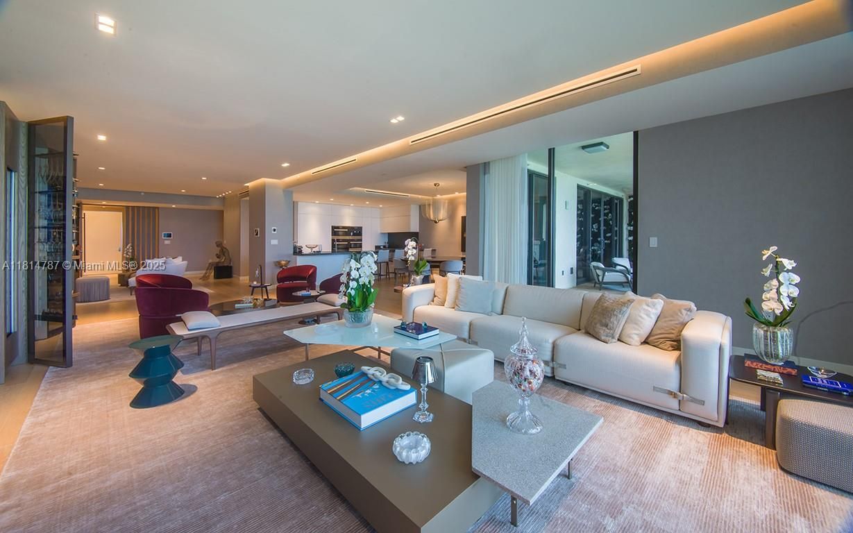 Interior, Living room, Recessed Lighting