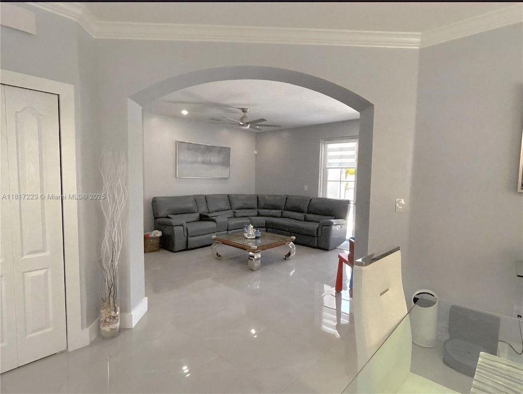 Interior, Living room, Recessed Lighting