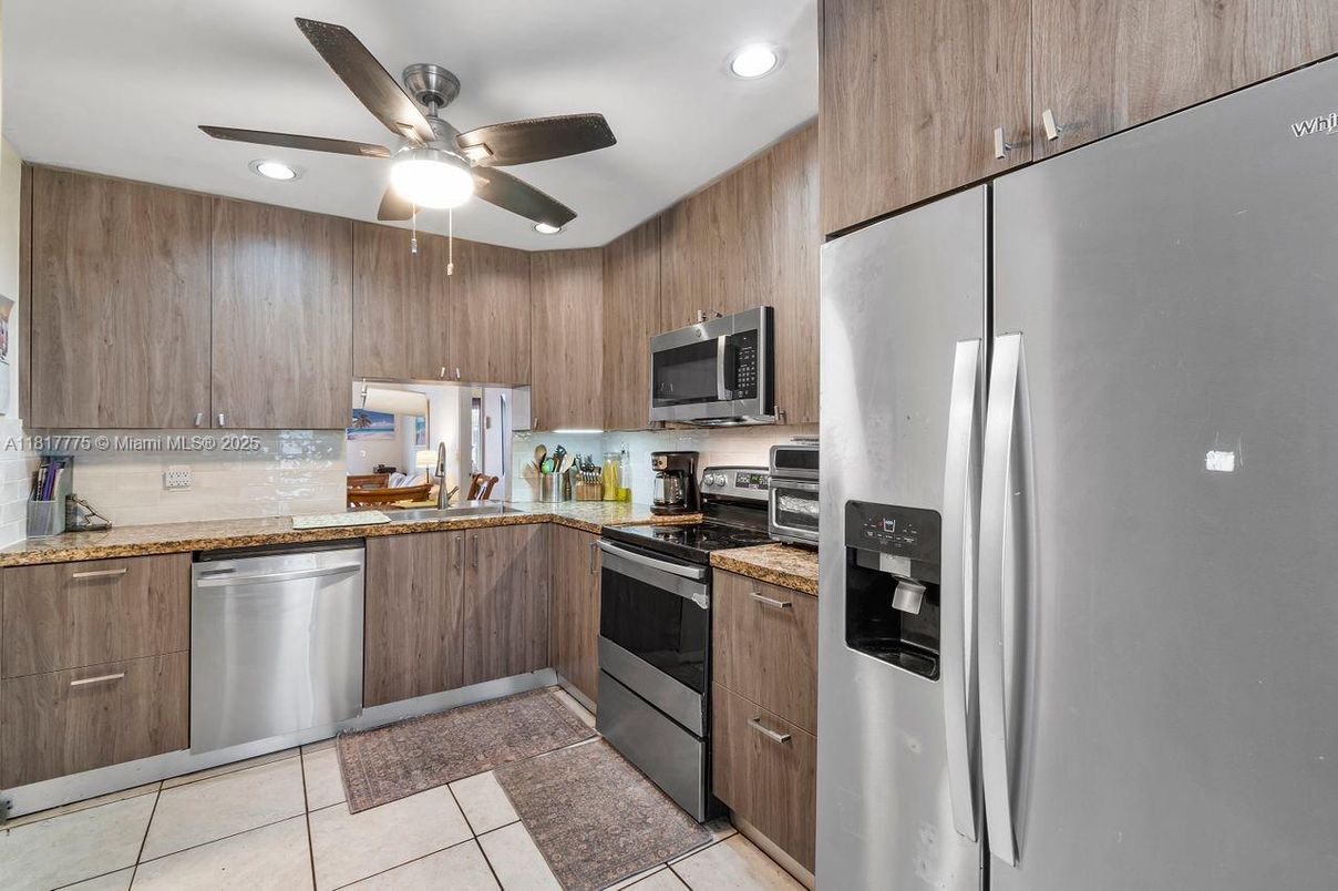 Interior, Kitchen, Recessed Lighting, Stainless Steel Appliances