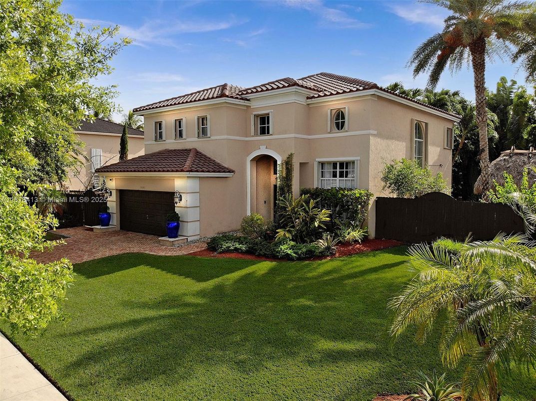 Attached, Backyard, Exterior, Facade, Solar Panels, Mediterranean