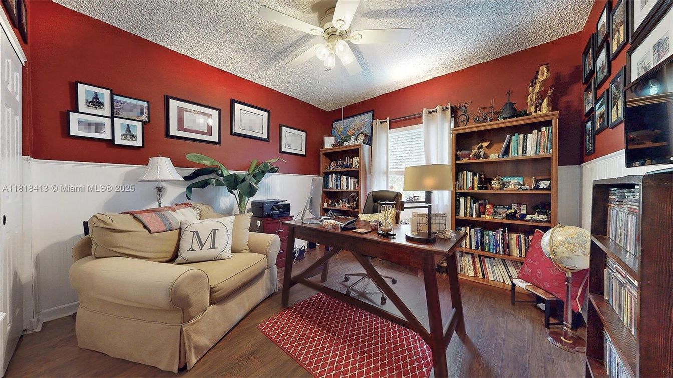 Home Office, Interior, Wood Texture Flooring