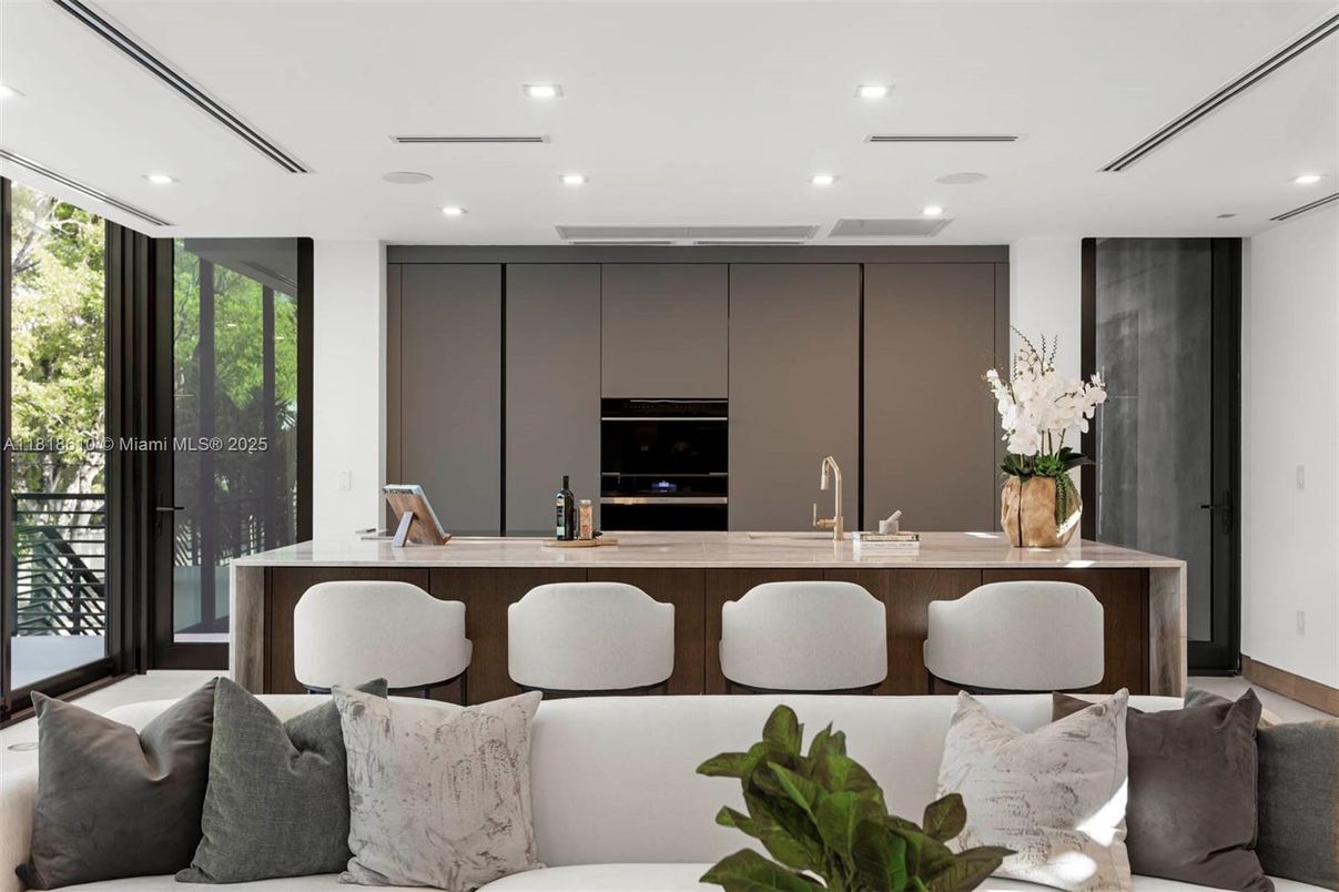 Interior, Kitchen, Living room, Recessed Lighting