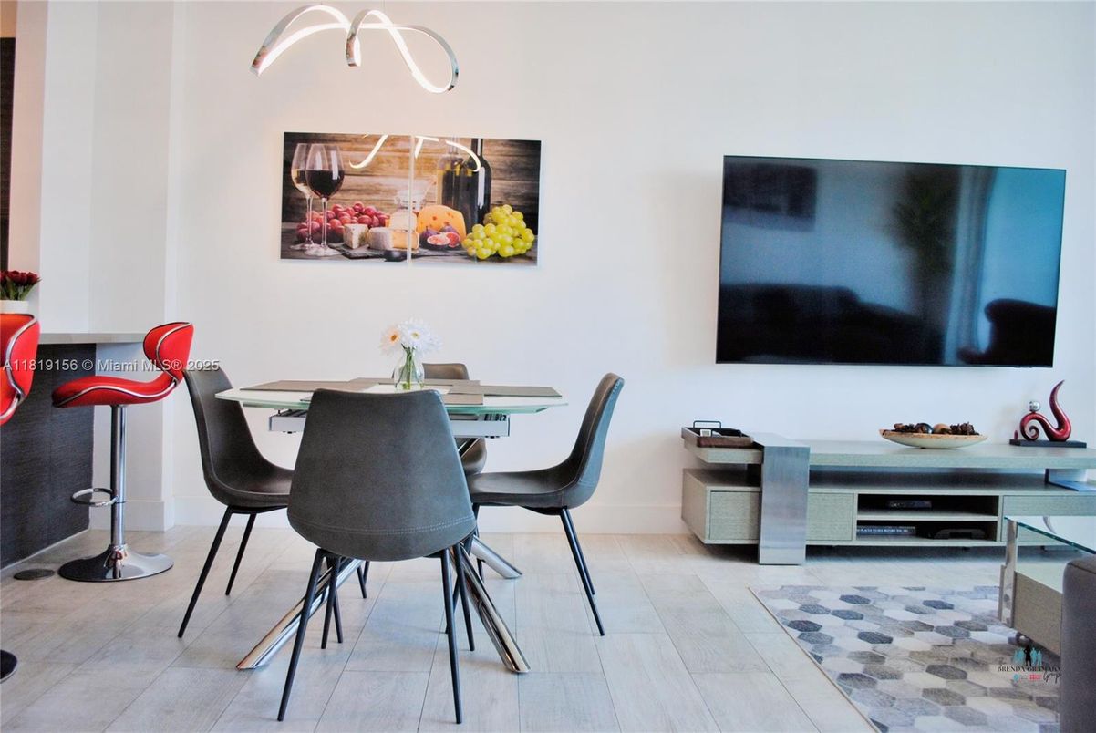 Dining room, Interior, Wood Texture Flooring