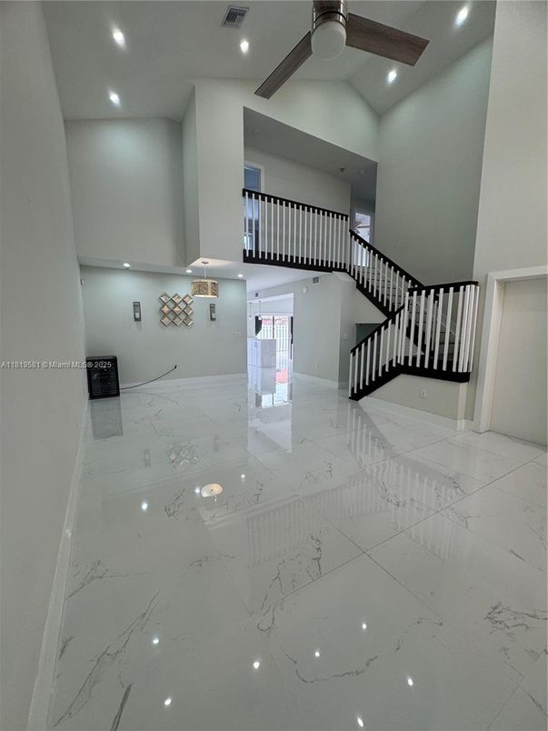 Interior, Marble, Recessed Lighting