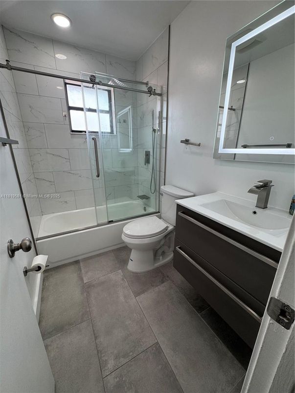 Bathroom, Glass Shower, Interior, Marble Walls, Recessed Lighting