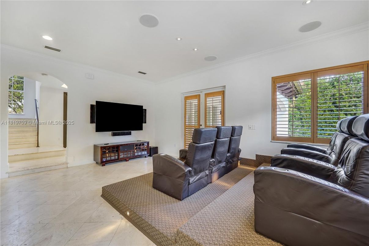 Home Theatre Room, Interior, Living room, Recessed Lighting