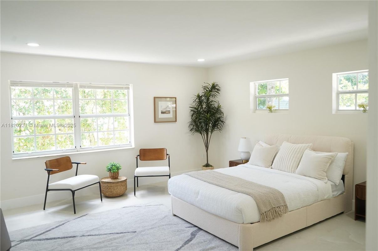 Bedroom, Interior, Recessed Lighting