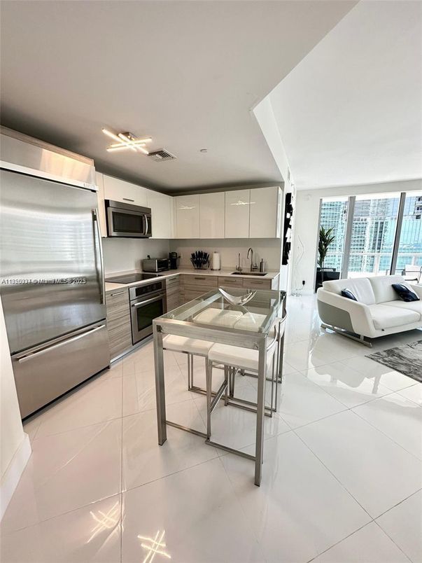 Interior, Kitchen, Recessed Lighting, Stainless Steel Appliances