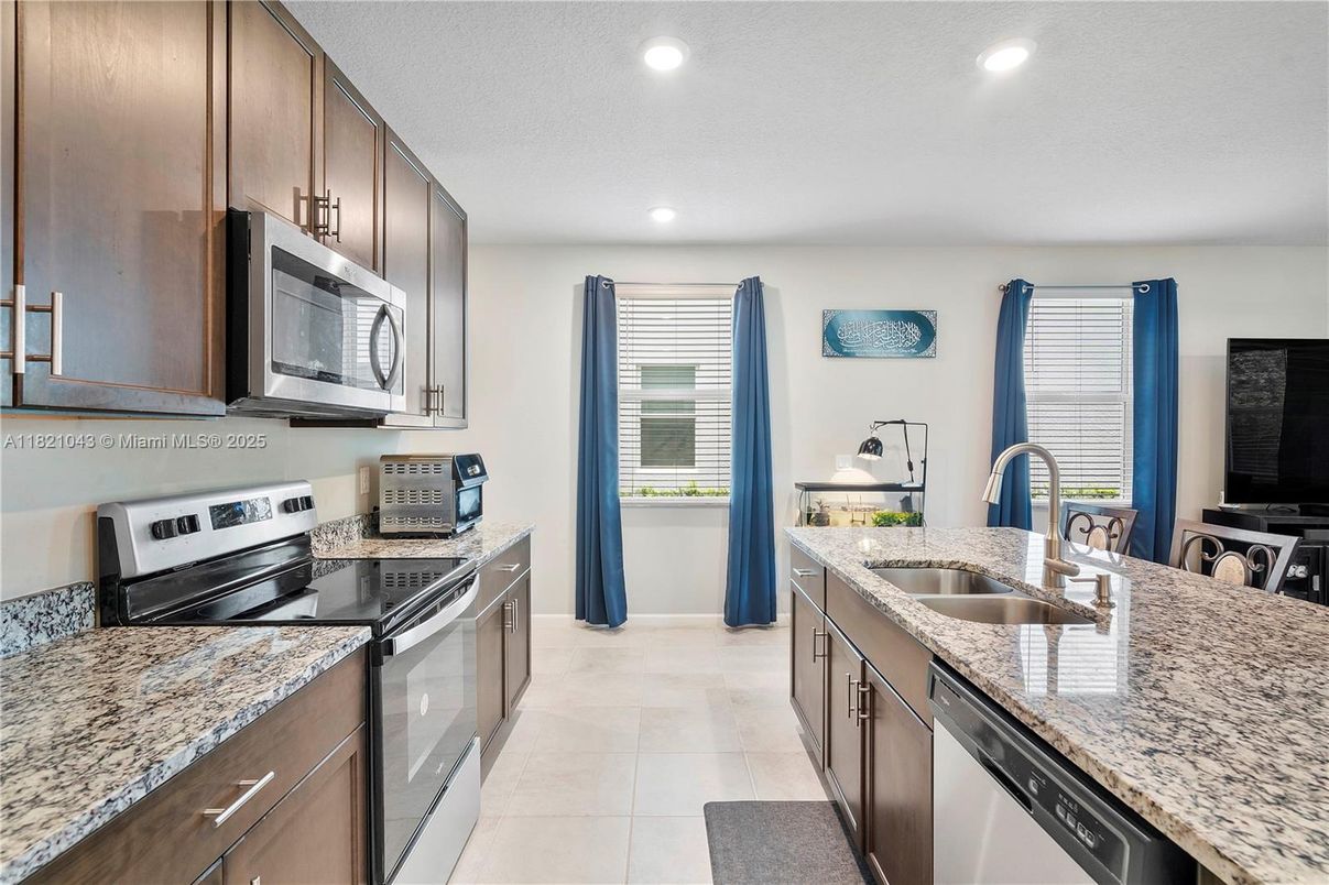 Interior, Kitchen, Recessed Lighting, Stainless Steel Appliances
