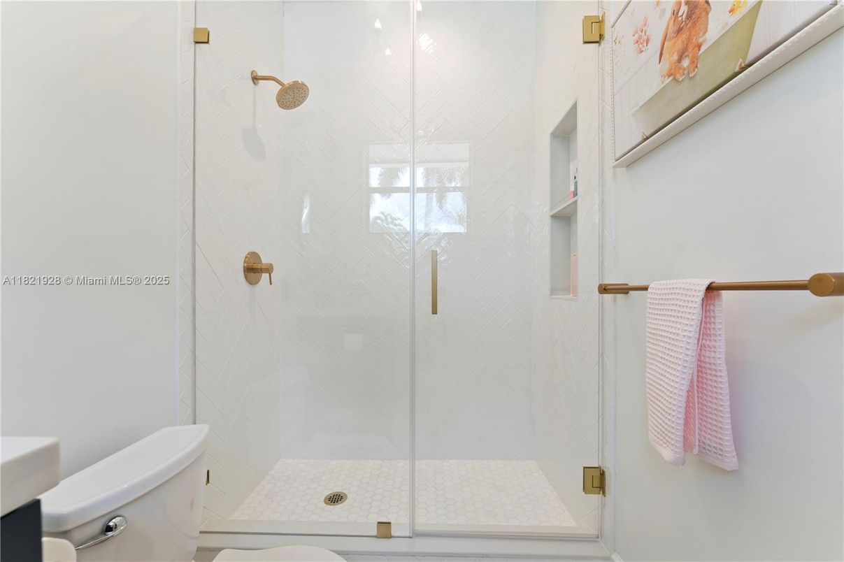 Bathroom, Glass Shower, Interior