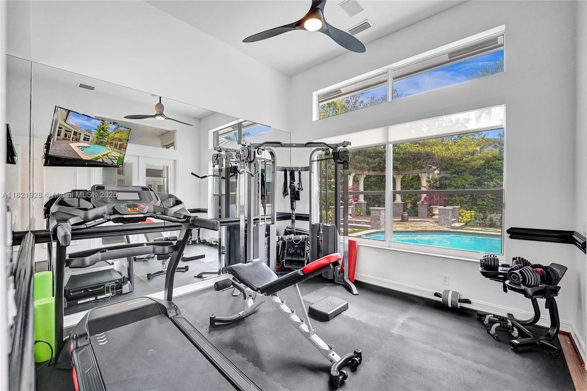 Fitness Equipment, Gym, Interior
