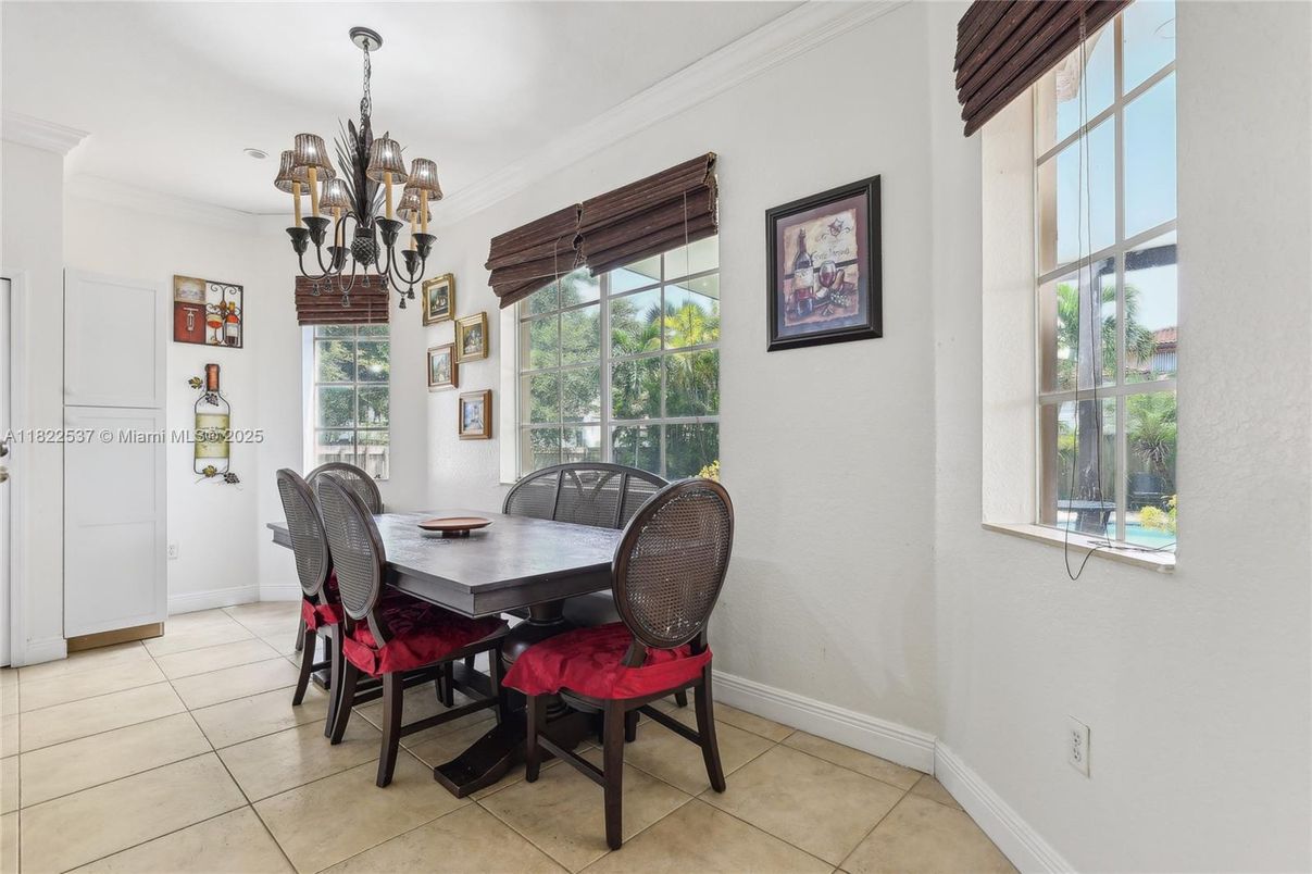 Chandelier, Dining room, Interior