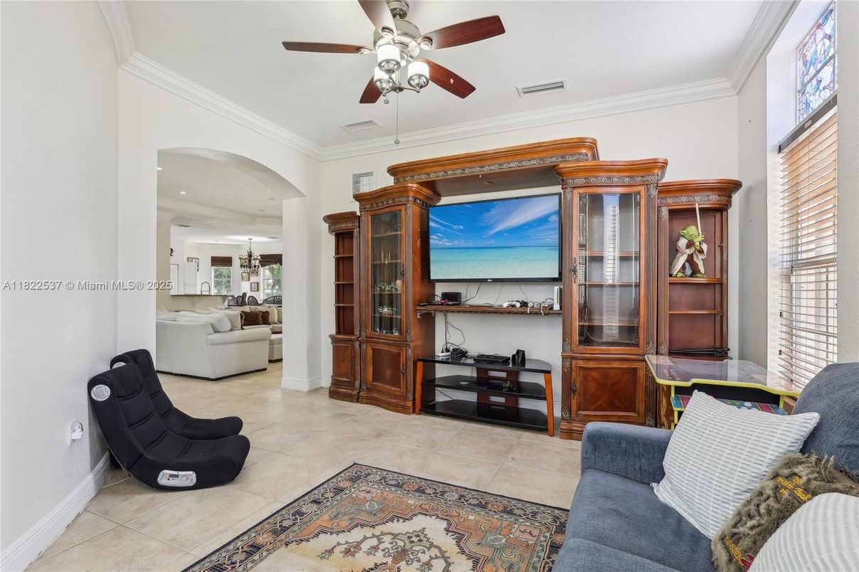 Interior, Living room, Recessed Lighting