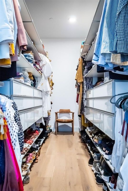 Interior, Recessed Lighting, Walk-in Closets, Wood Texture Flooring