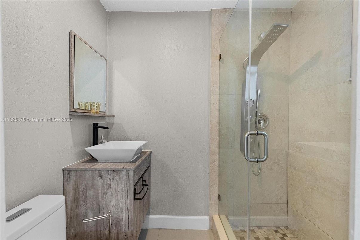 Bathroom, Glass Shower, Interior