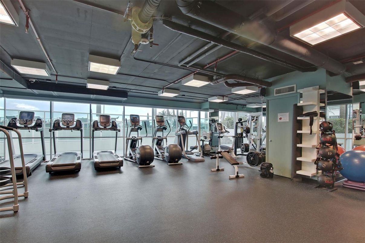 Fitness Equipment, Gym, Interior