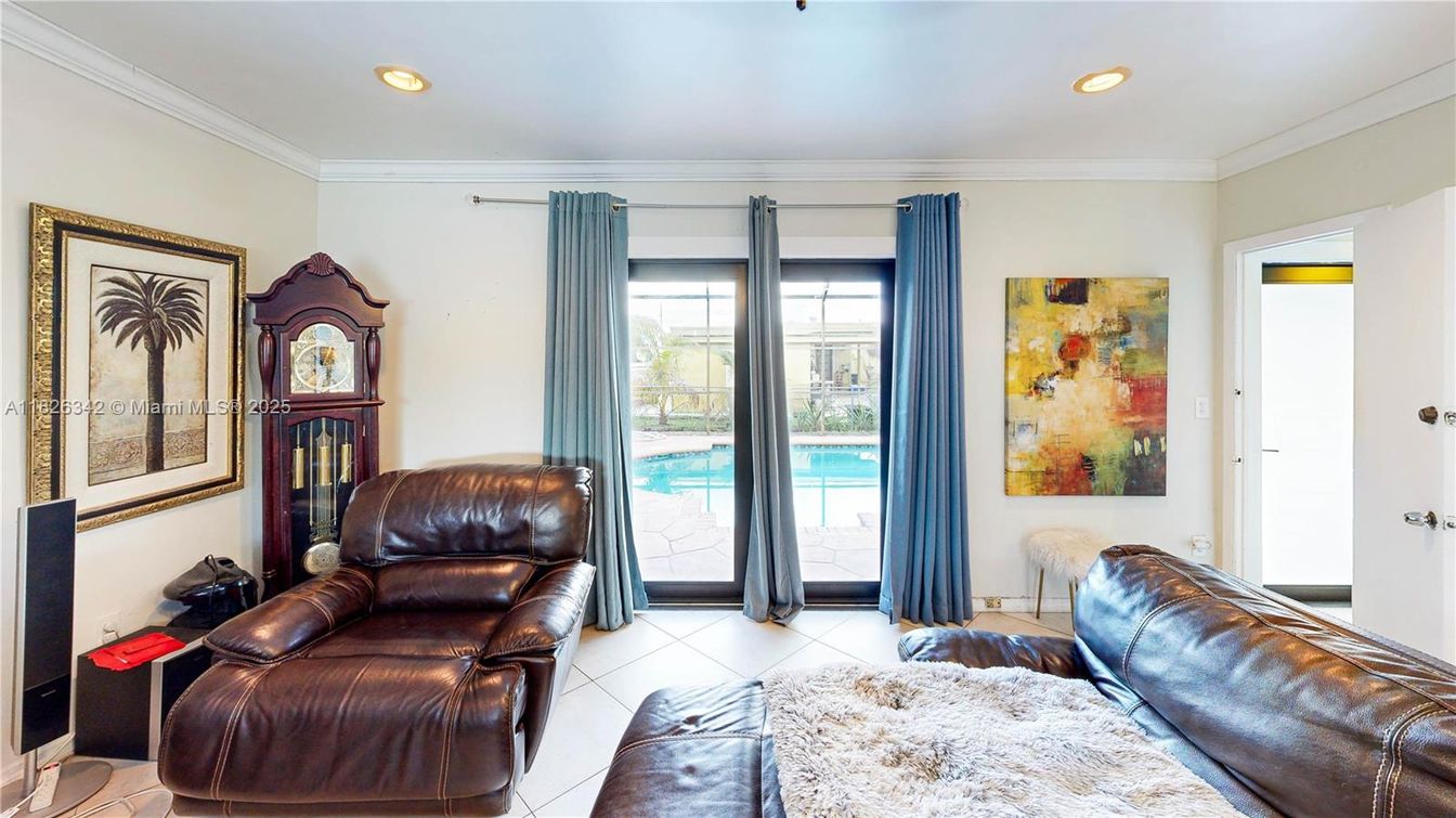 Interior, Living room, Recessed Lighting